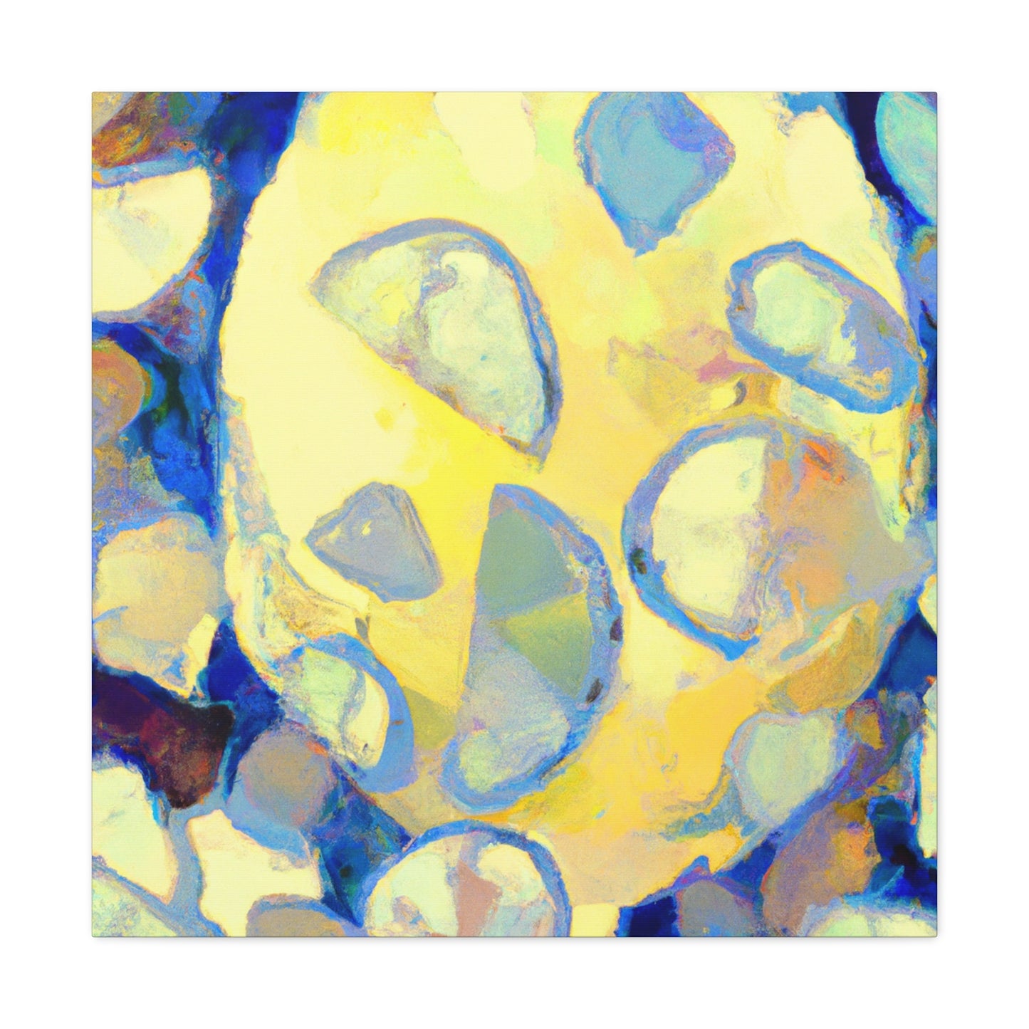 Lemon Sunrise Fauvism - Canvas