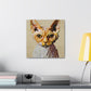 "Devon Rex Kaleidoscope" - Canvas