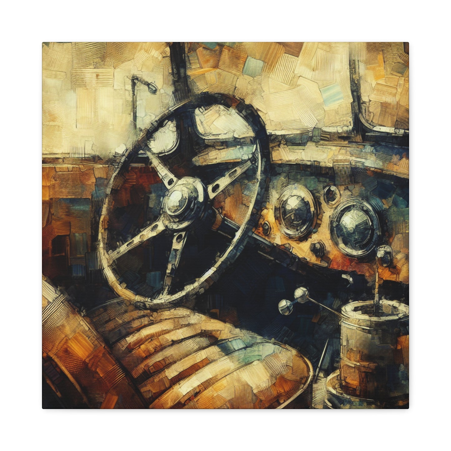 "Wheel Symphony" - Canvas