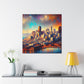 "Urban Dreamscape Unveiled" - Canvas