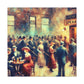 Whiskey-time Revelry Bliss - Canvas