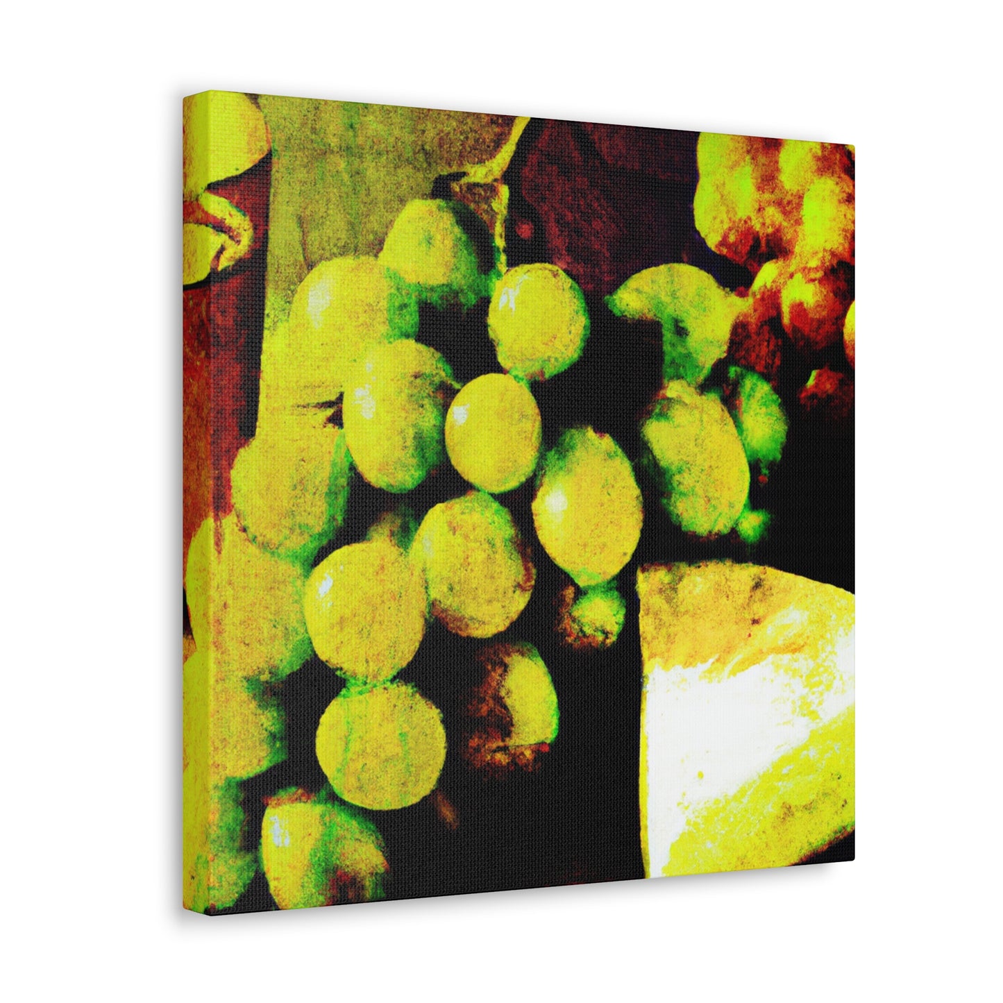 Cheese and Grapes Pop. - Canvas