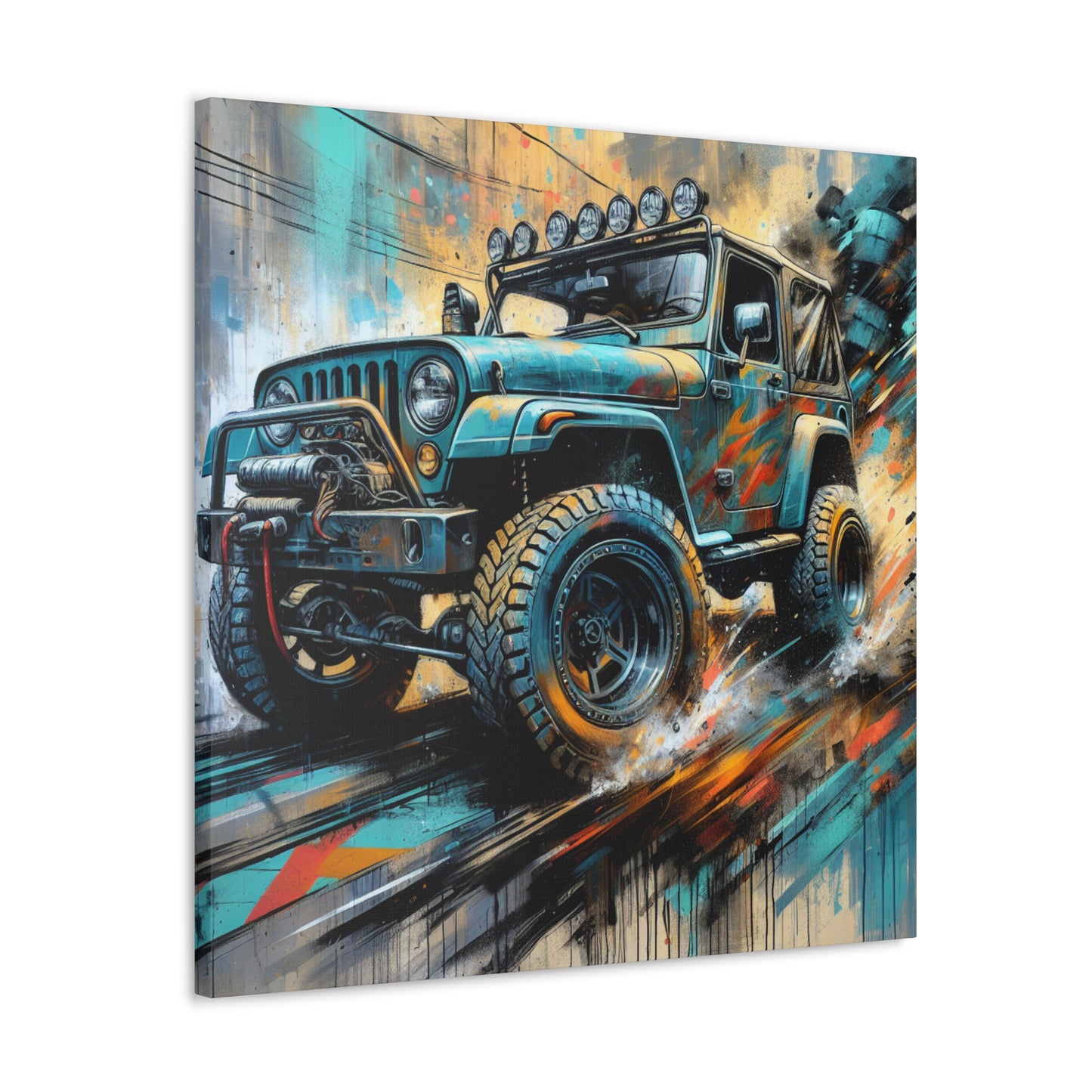 "Urban Jungle Adventure" - Canvas