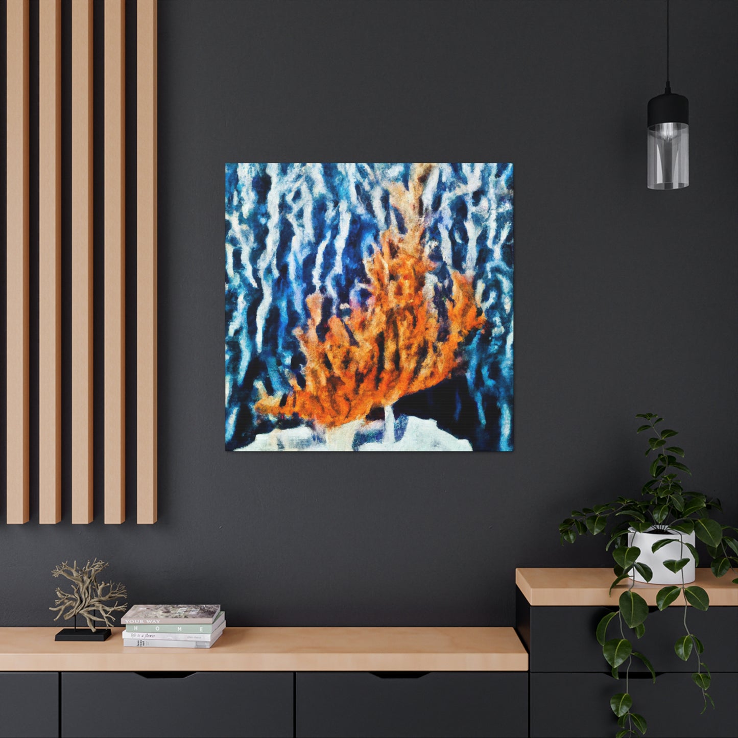 Coral in the Sky - Canvas