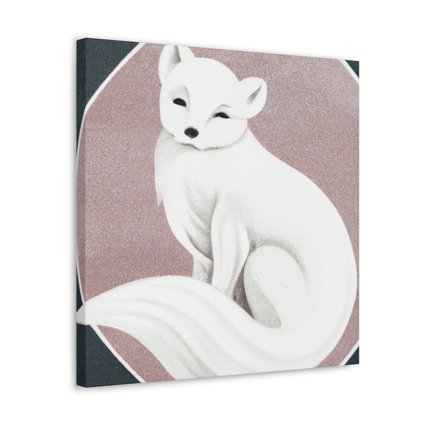 "Arctic Fox in Snow" - Canvas