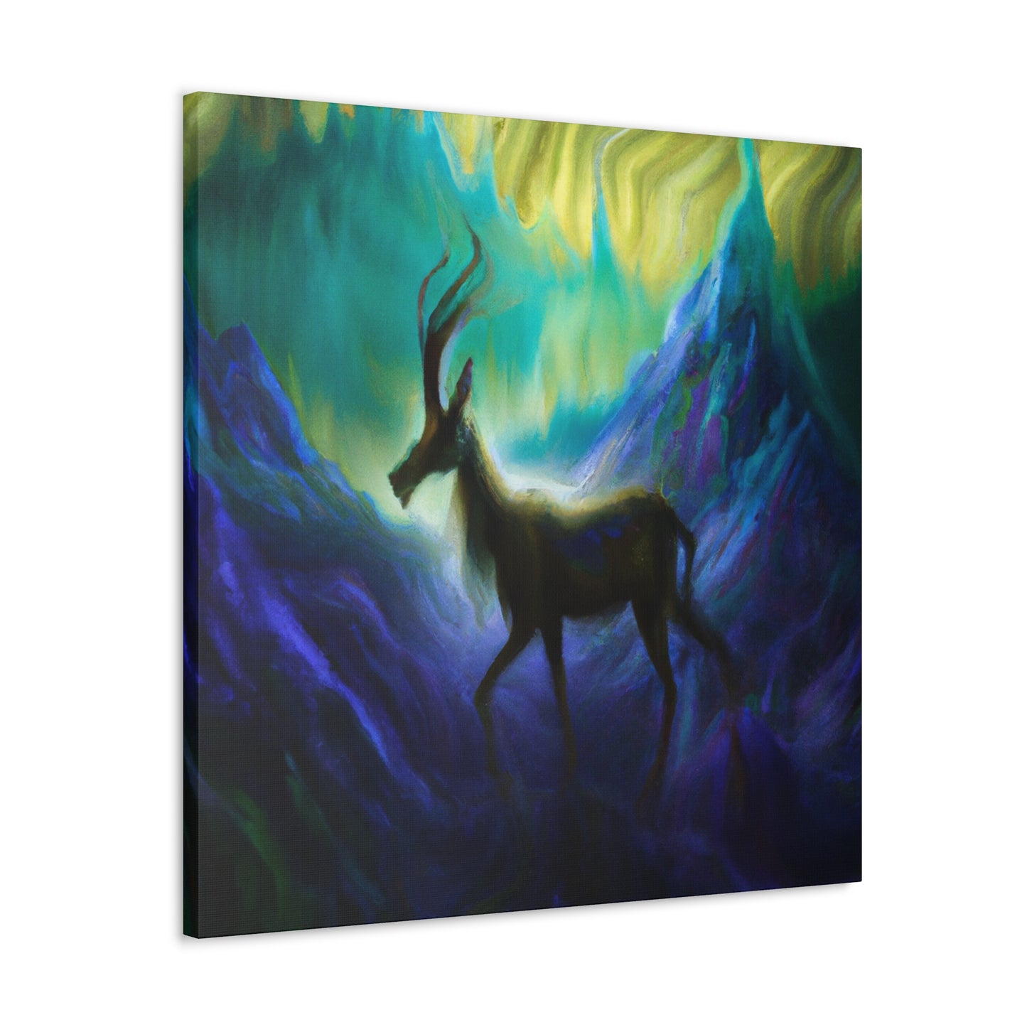 Chamois in the Wild - Canvas