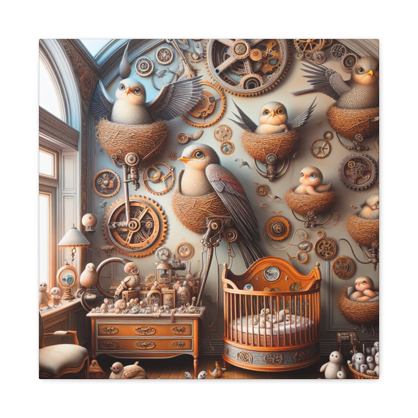 Aetherial Avian Abodes - Canvas