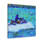 "Jet Skiing Impressionism" - Canvas