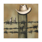 "Barbed Wire Solitude" - Canvas