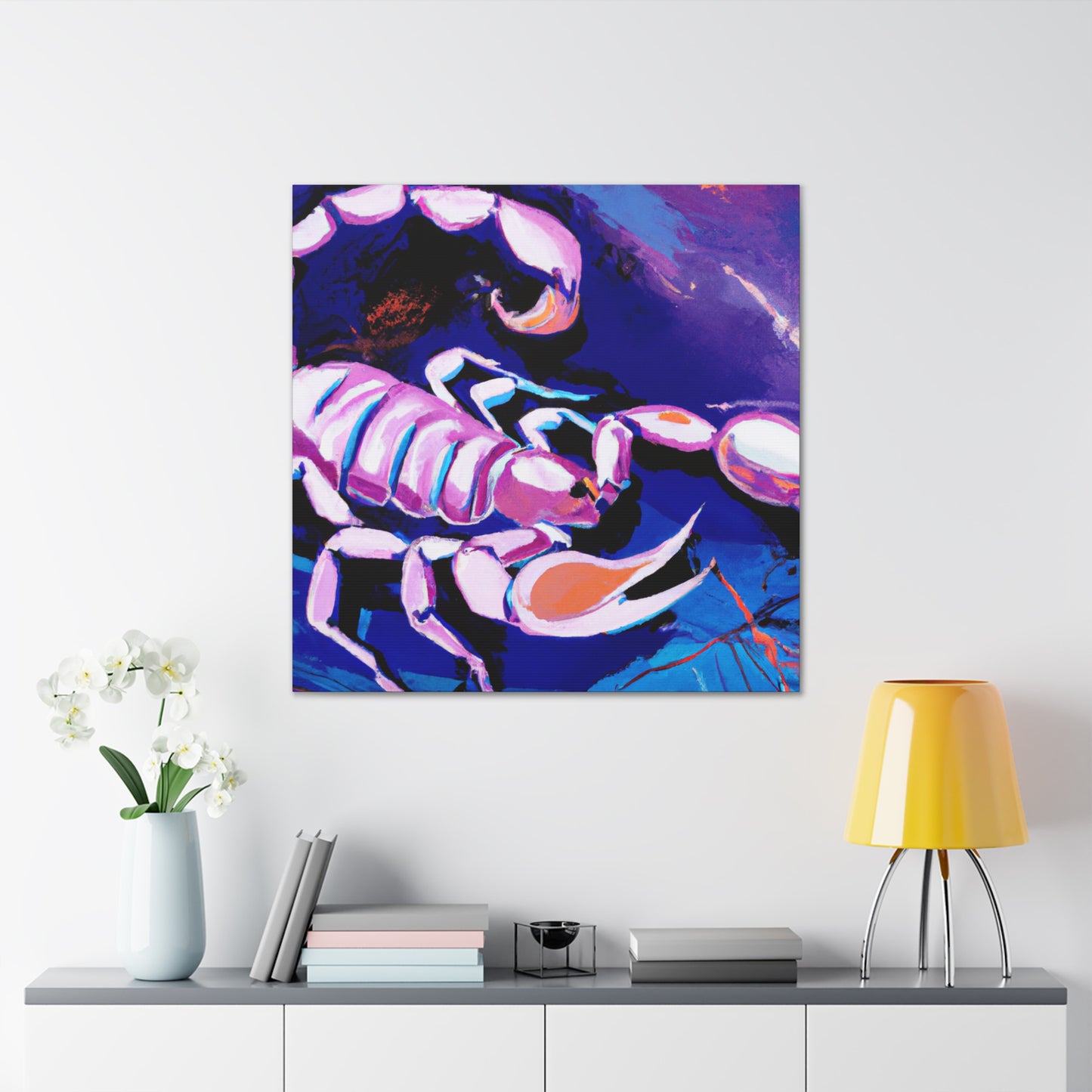 "Scorpion in Art Deco" - Canvas