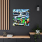 "Cars In Motion Painting" - Canvas