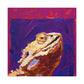 "Bearded Dragon Charm" - Canvas