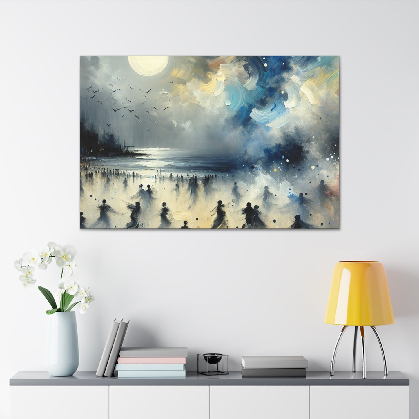 Luminescent Nocturnal Celebration - Canvas