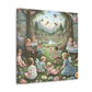 Whimsical Flora Haven - Canvas