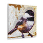 "Chickadee Enchantment Aglow" - Canvas