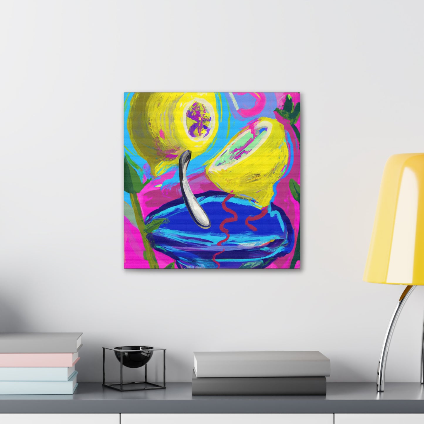 Lemon Zest Explosion - Canvas