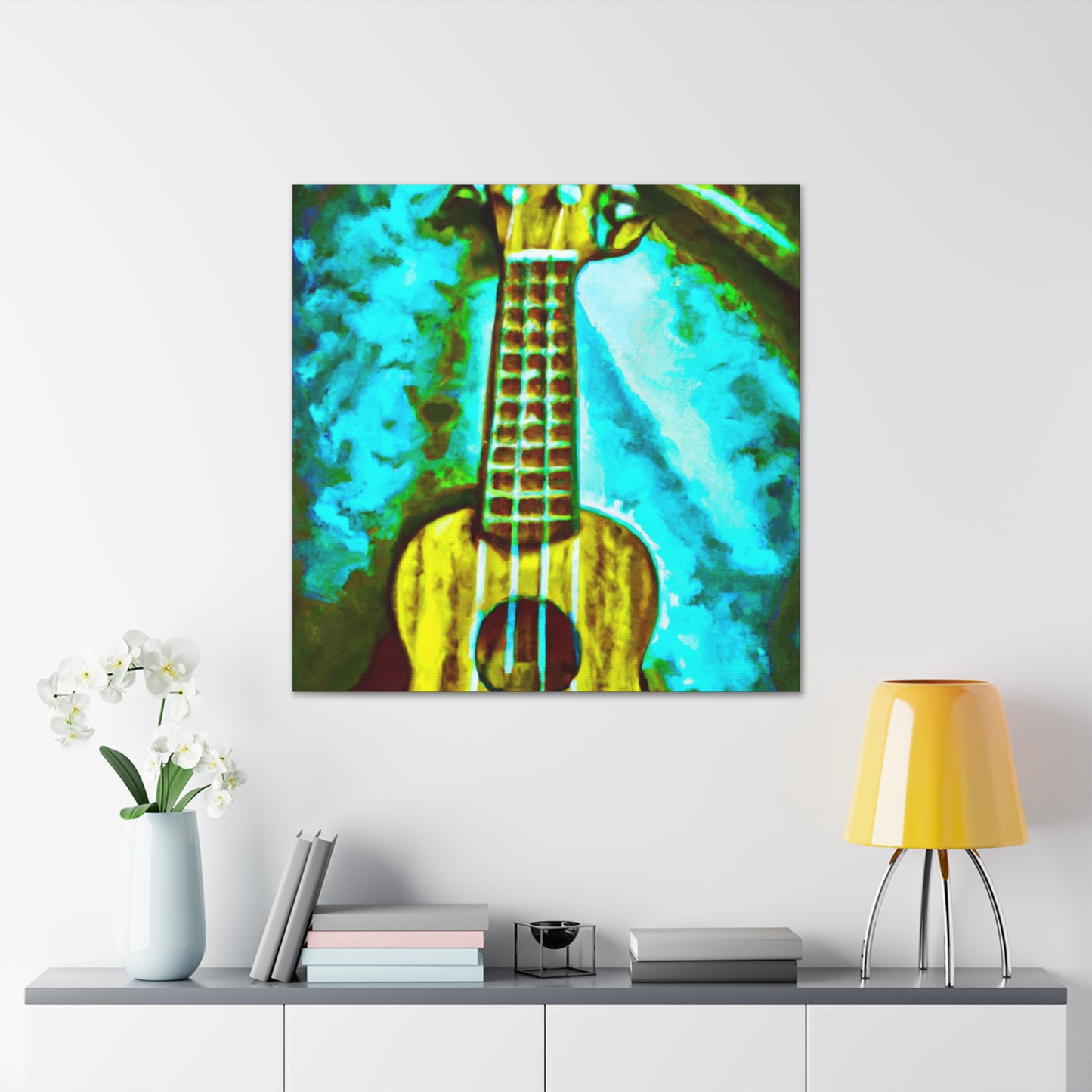 Ukelele Strumming Joy - Canvas