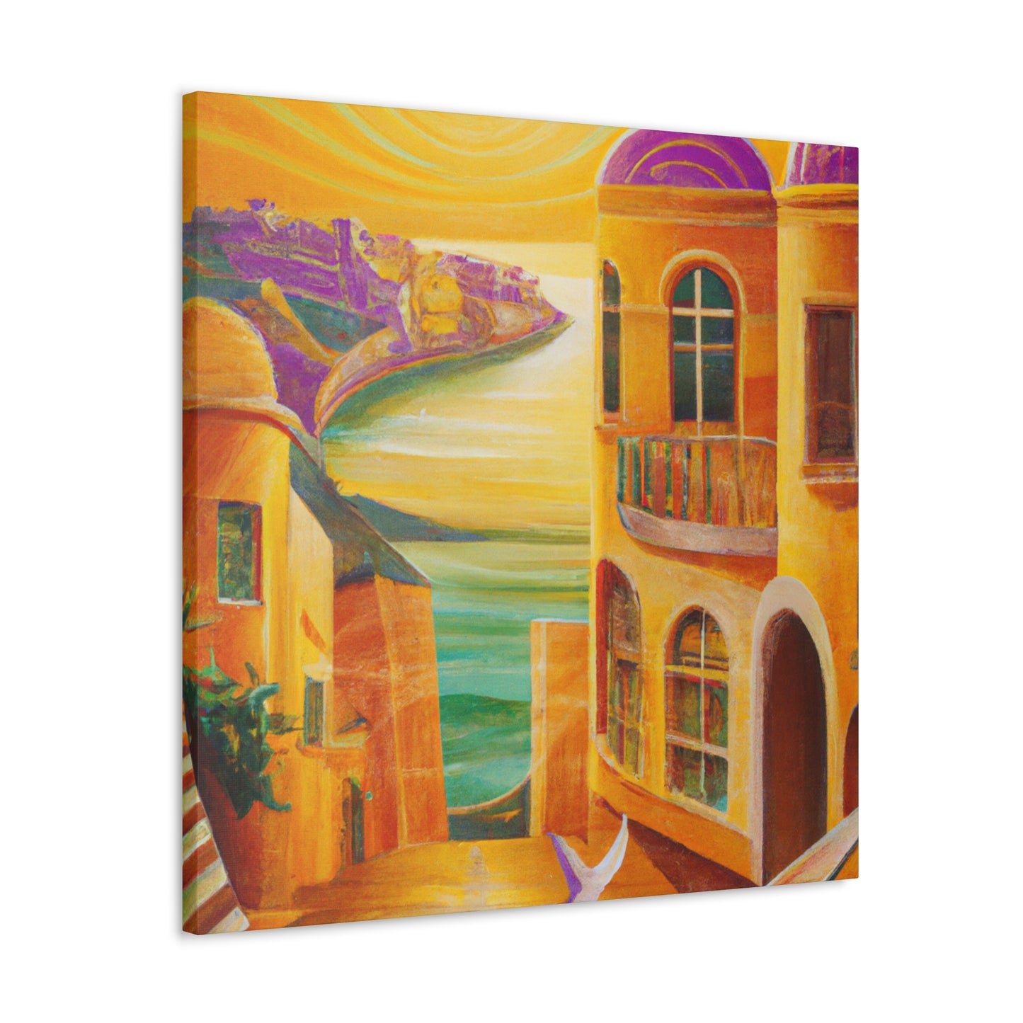 Bay in Moonlight Glitz - Canvas