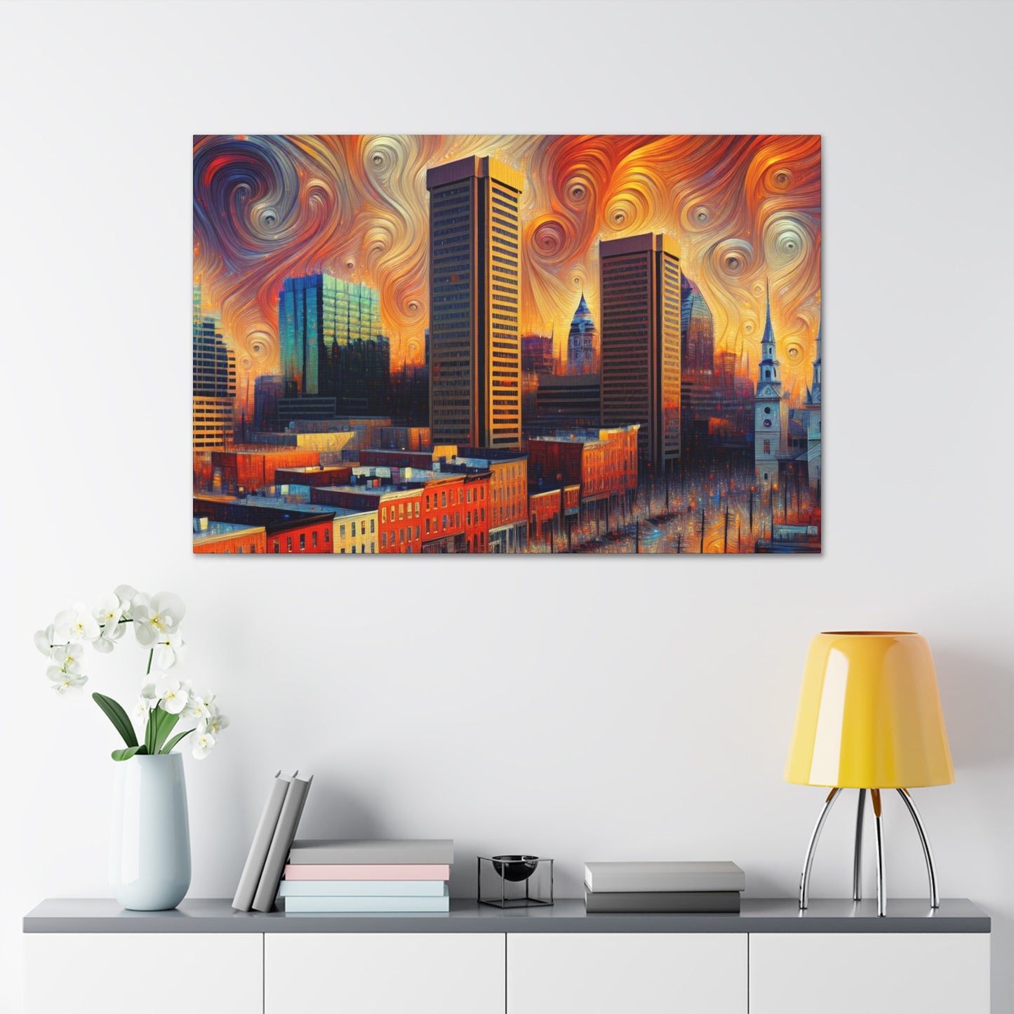 "Charm City Kaleidoscope" - Canvas