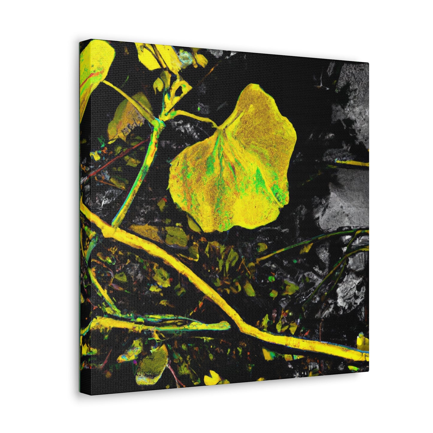 "Autumn Leaf Swirls" - Canvas