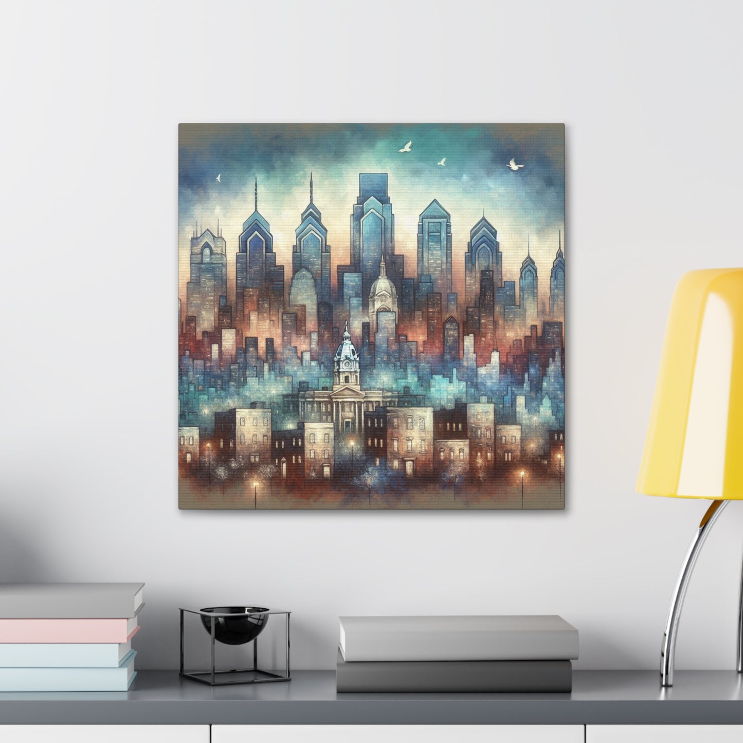 "Colonial City Charisma" - Canvas