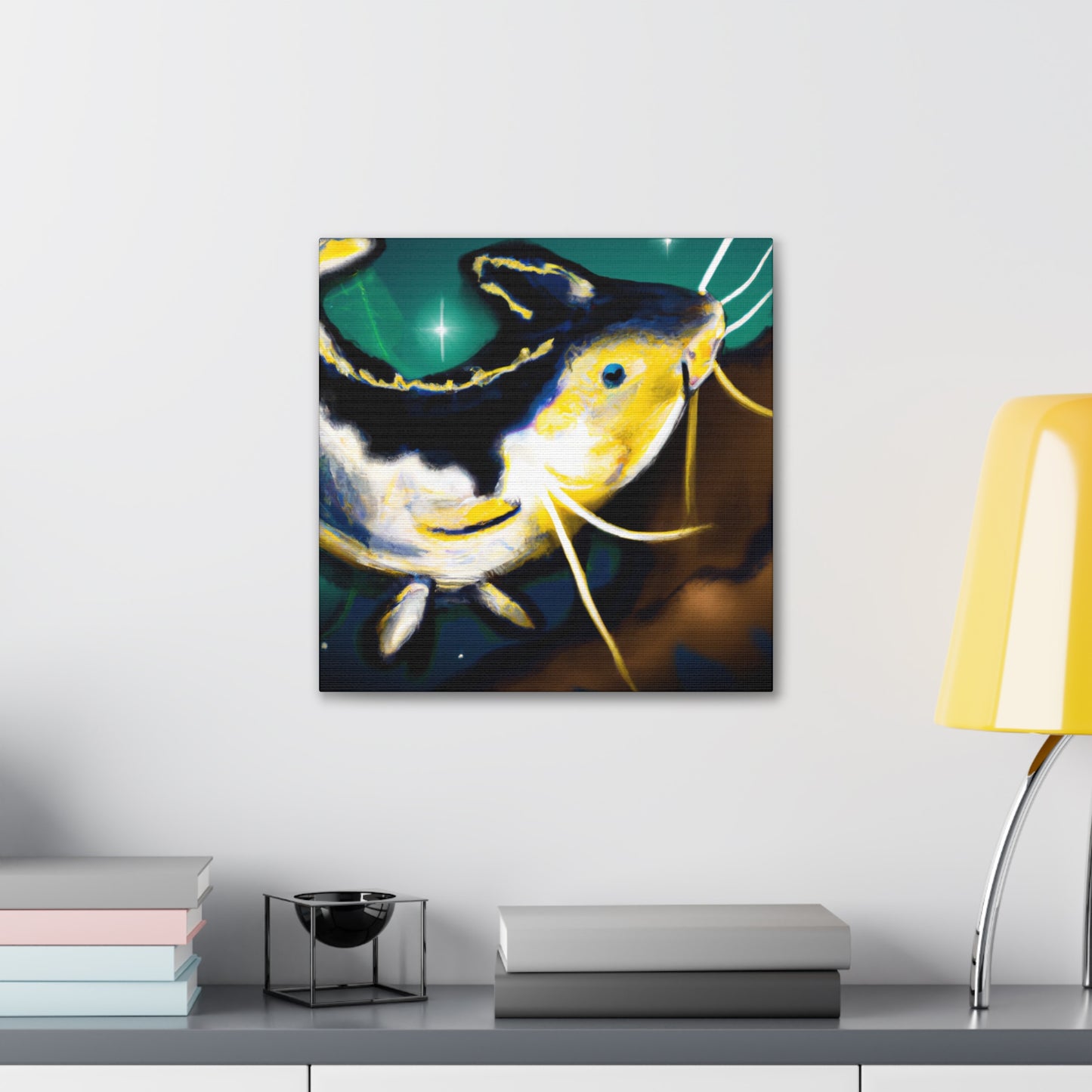 Catfish in Live Color - Canvas