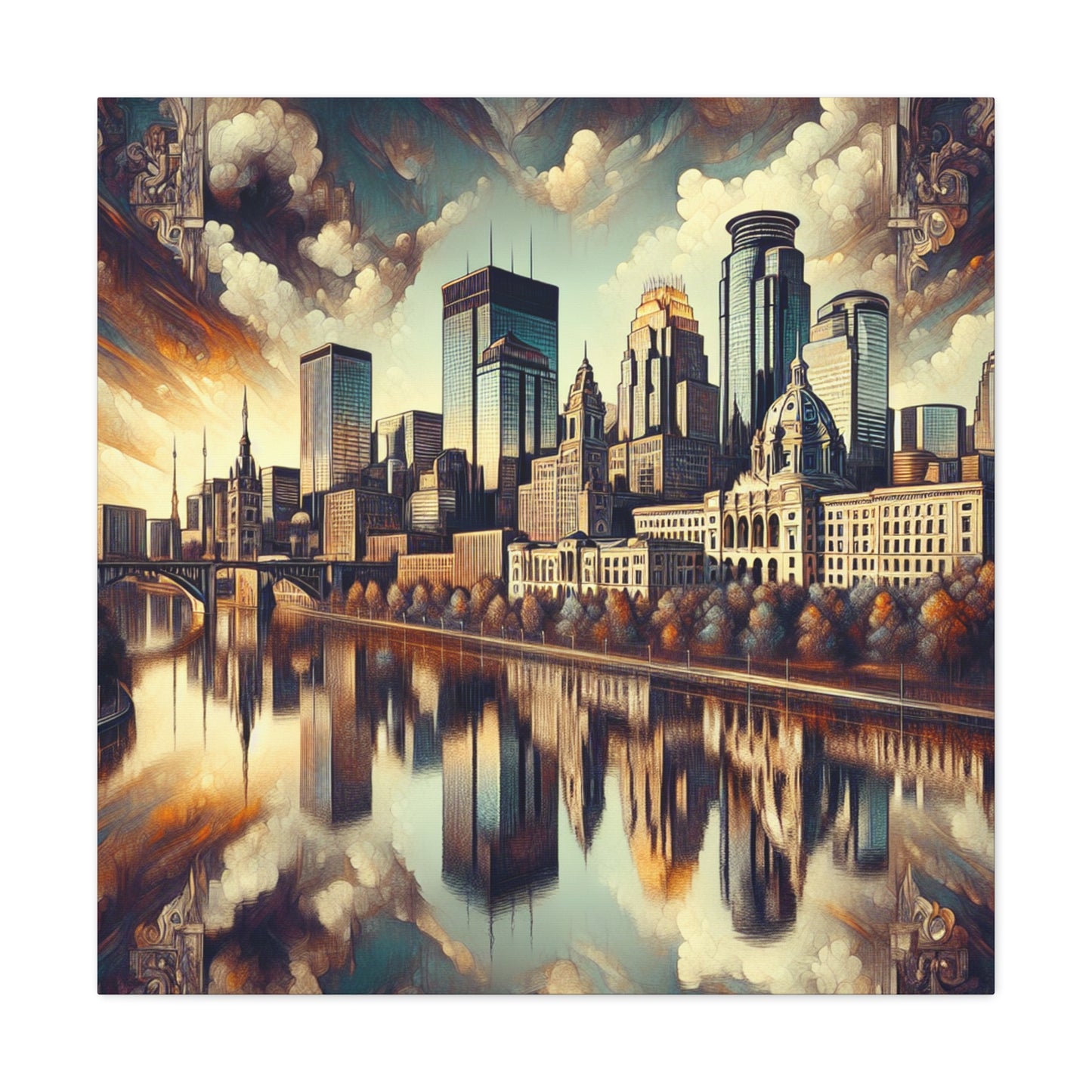 "Majestic Minneapolis Splendor" - Canvas