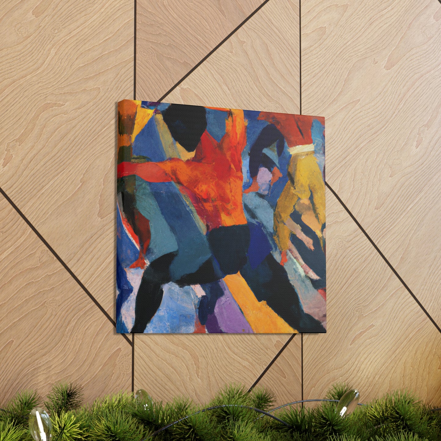 "Fists of Fury Deco" - Canvas