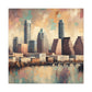 "Vibrant Texan Canvases" - Canvas