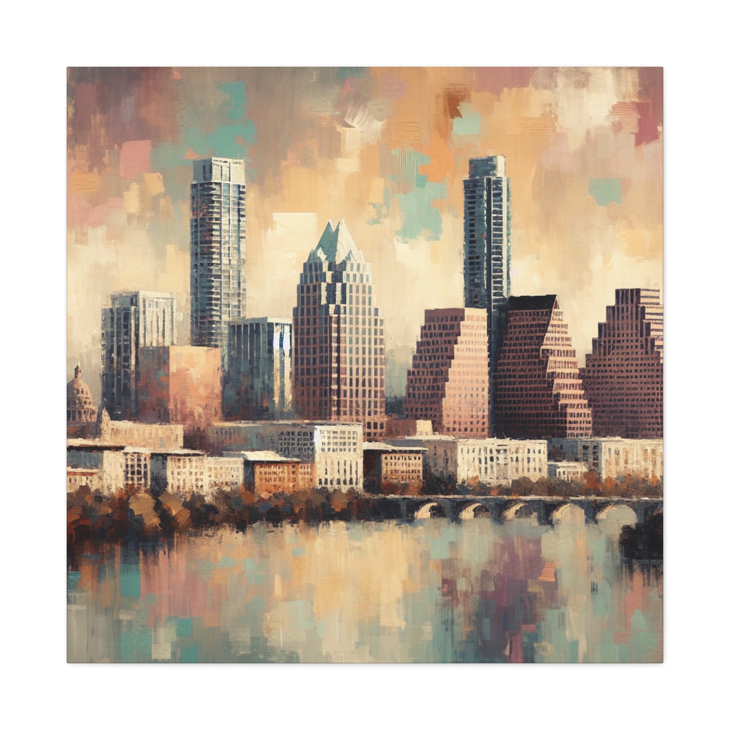 "Vibrant Texan Canvases" - Canvas