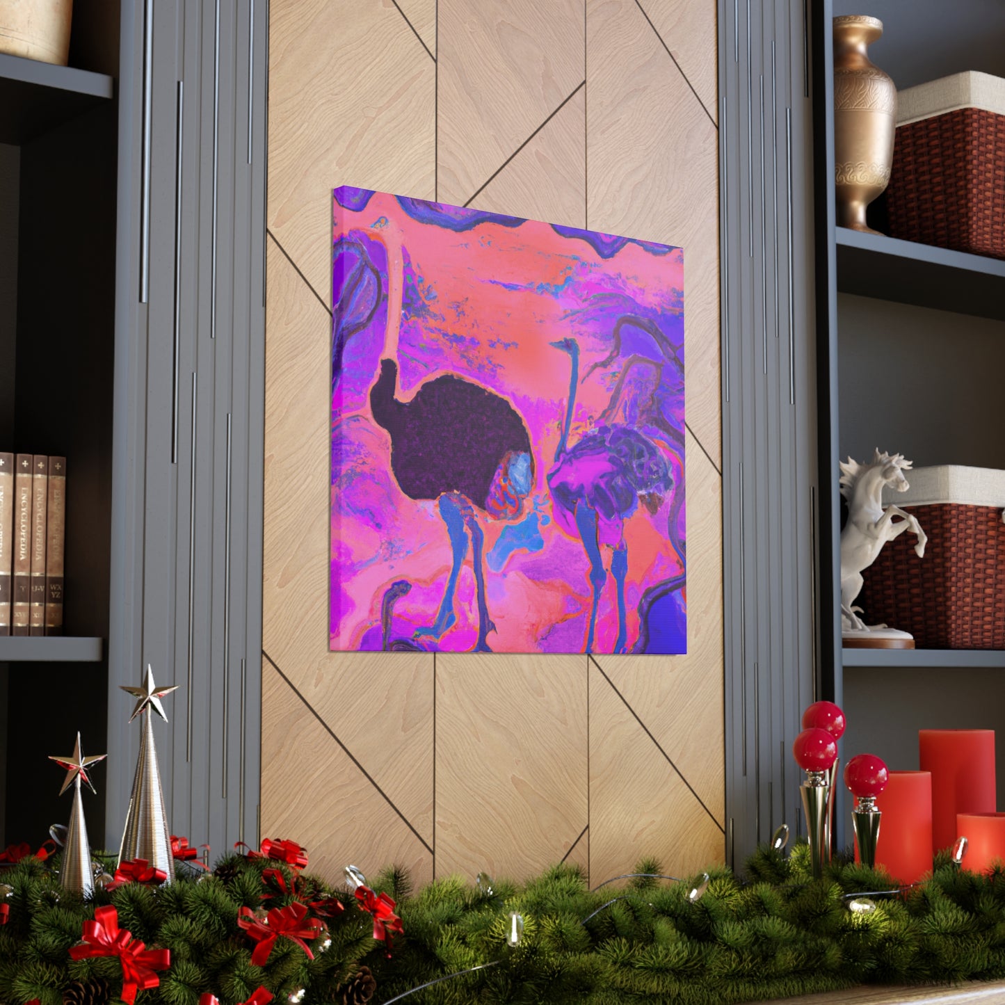 Ostrich in Dreamland - Canvas