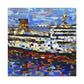 Ferry on the Seine - Canvas