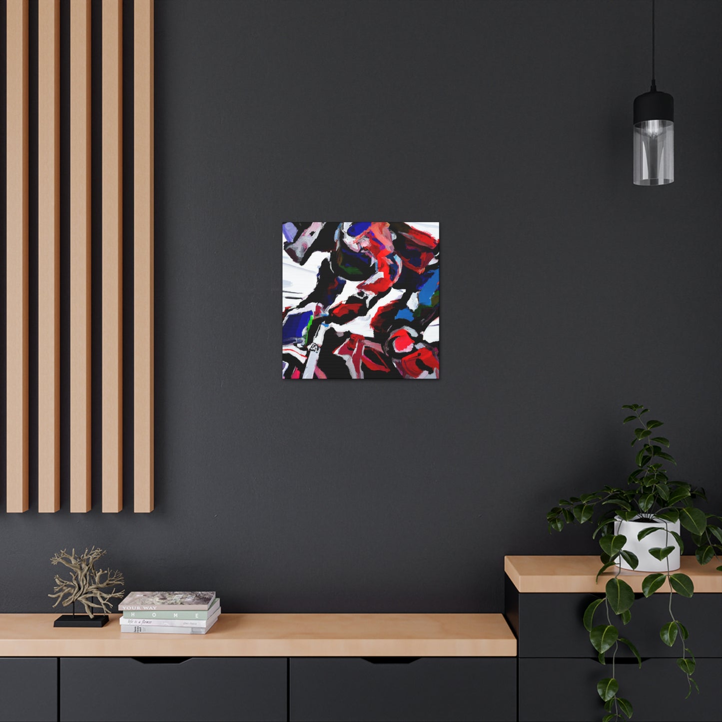 "Motocross at Speed" - Canvas