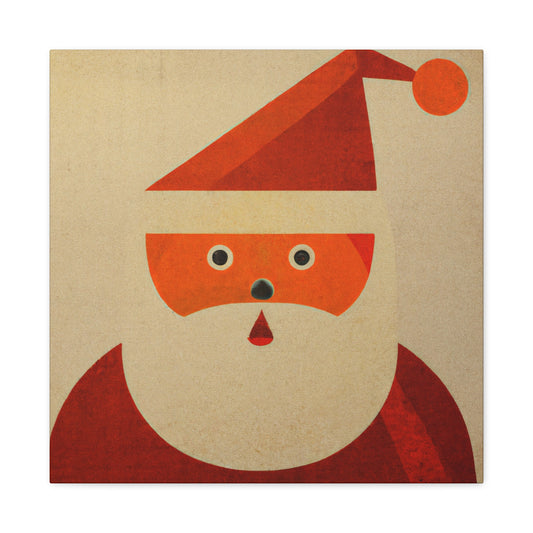 Santa in Art Deco - Canvas