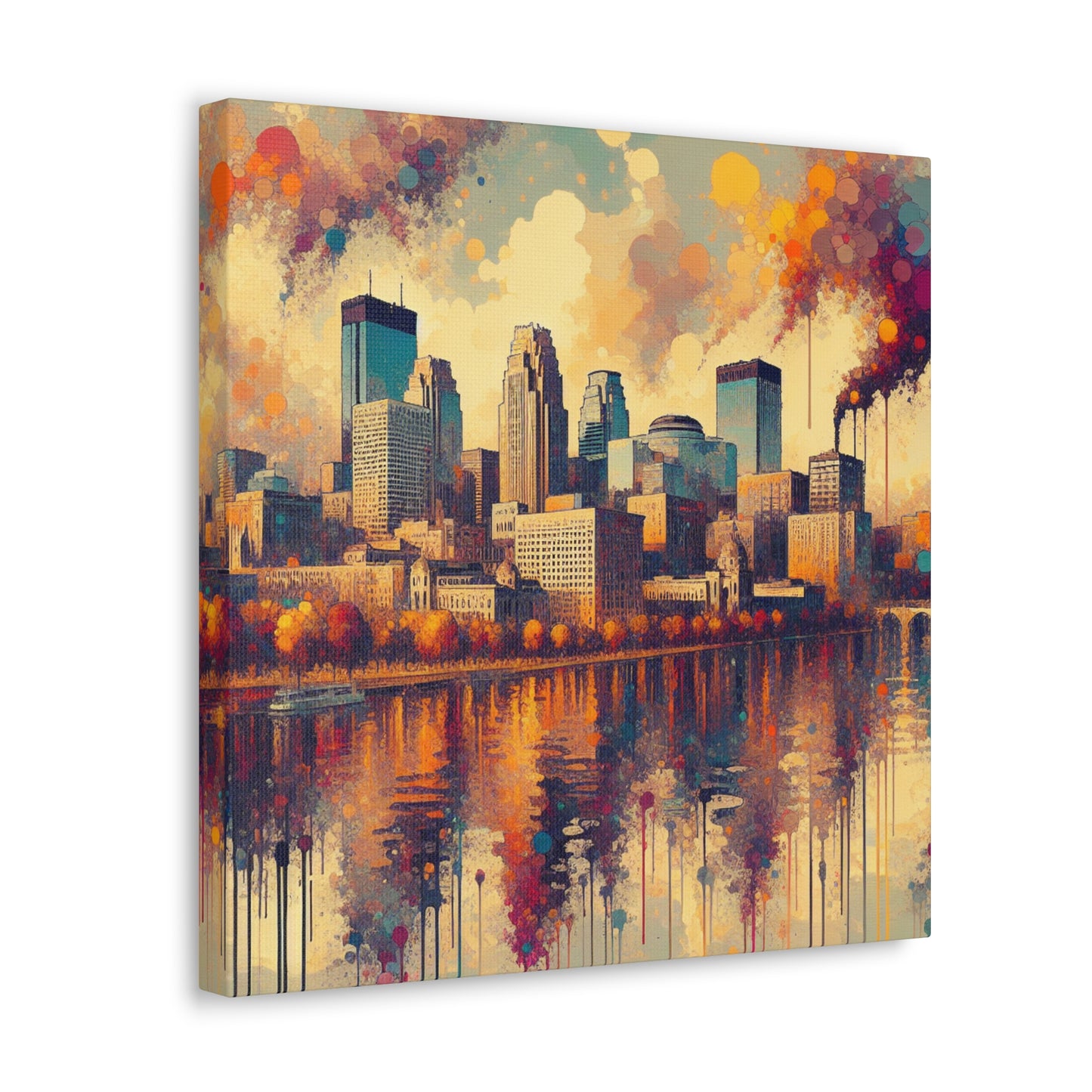 "Enchanting Minneapolis Serenade" - Canvas