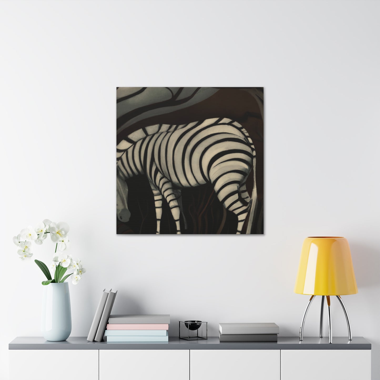 "Zebra's Exotic Dance" - Canvas