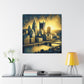 Riverside Steel Reflections - Canvas