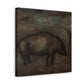 "Warthog in Turbulence" - Canvas