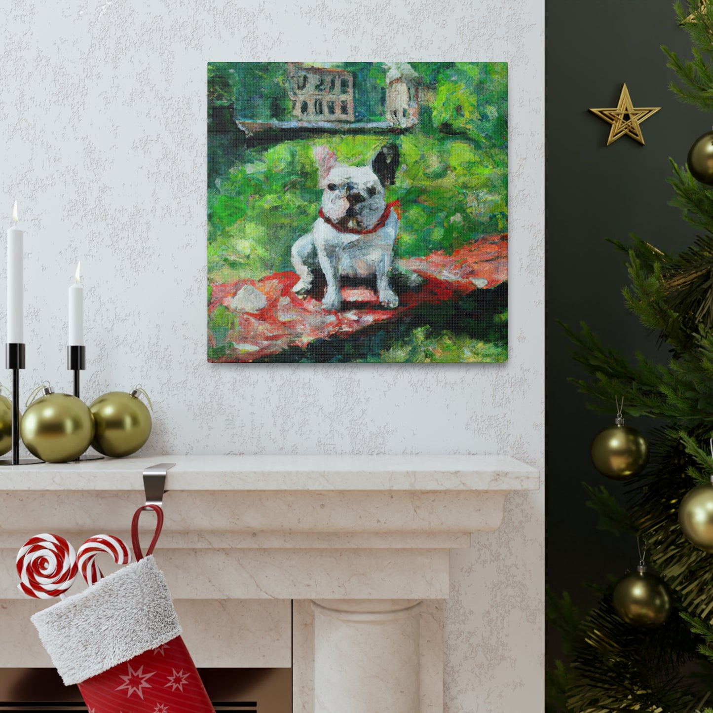 "The French Bulldog Portrait" - Canvas