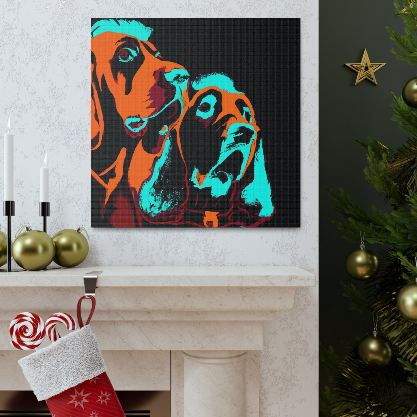 "Irish Setter Portrait 1925" - Canvas