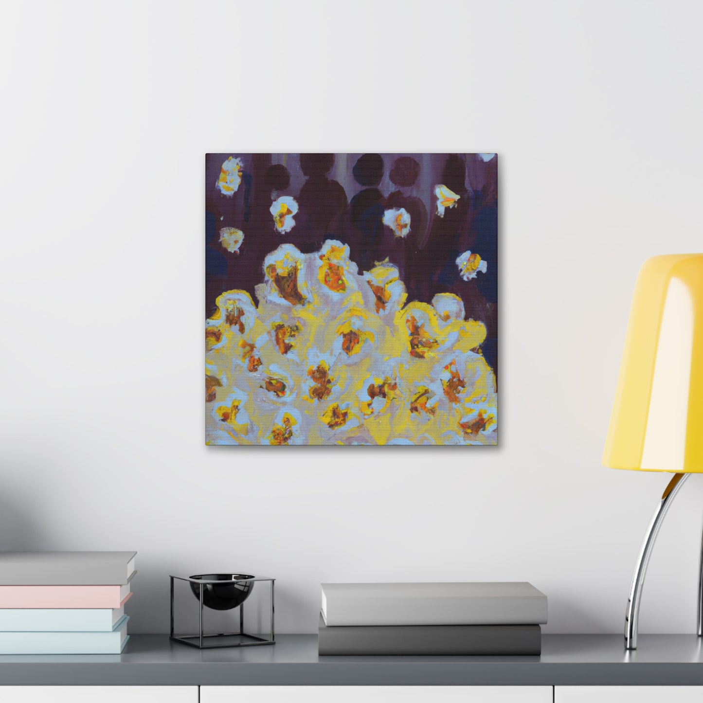 "Popcorn Palette Impasto" - Canvas