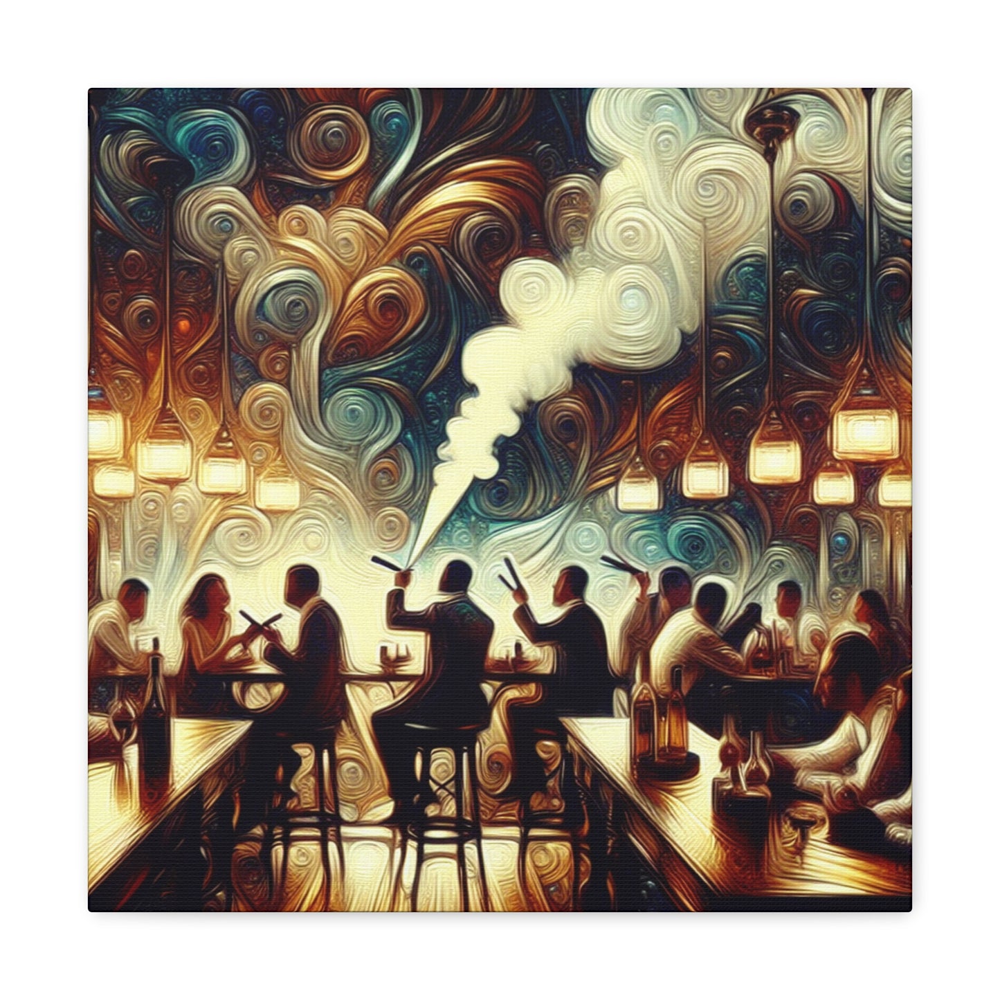 Smoky Jazz Vibes - Canvas