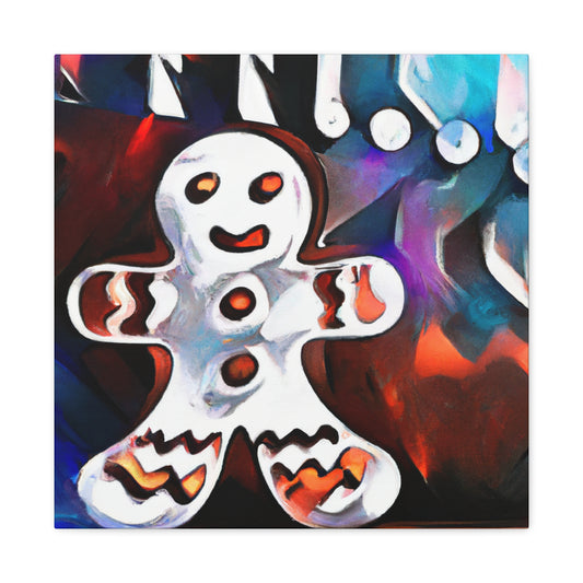 Gingerbread Man Murals - Canvas