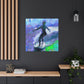 Surfers on Wave Crest - Canvas