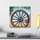 "Wheels of Progress Shine" - Canvas