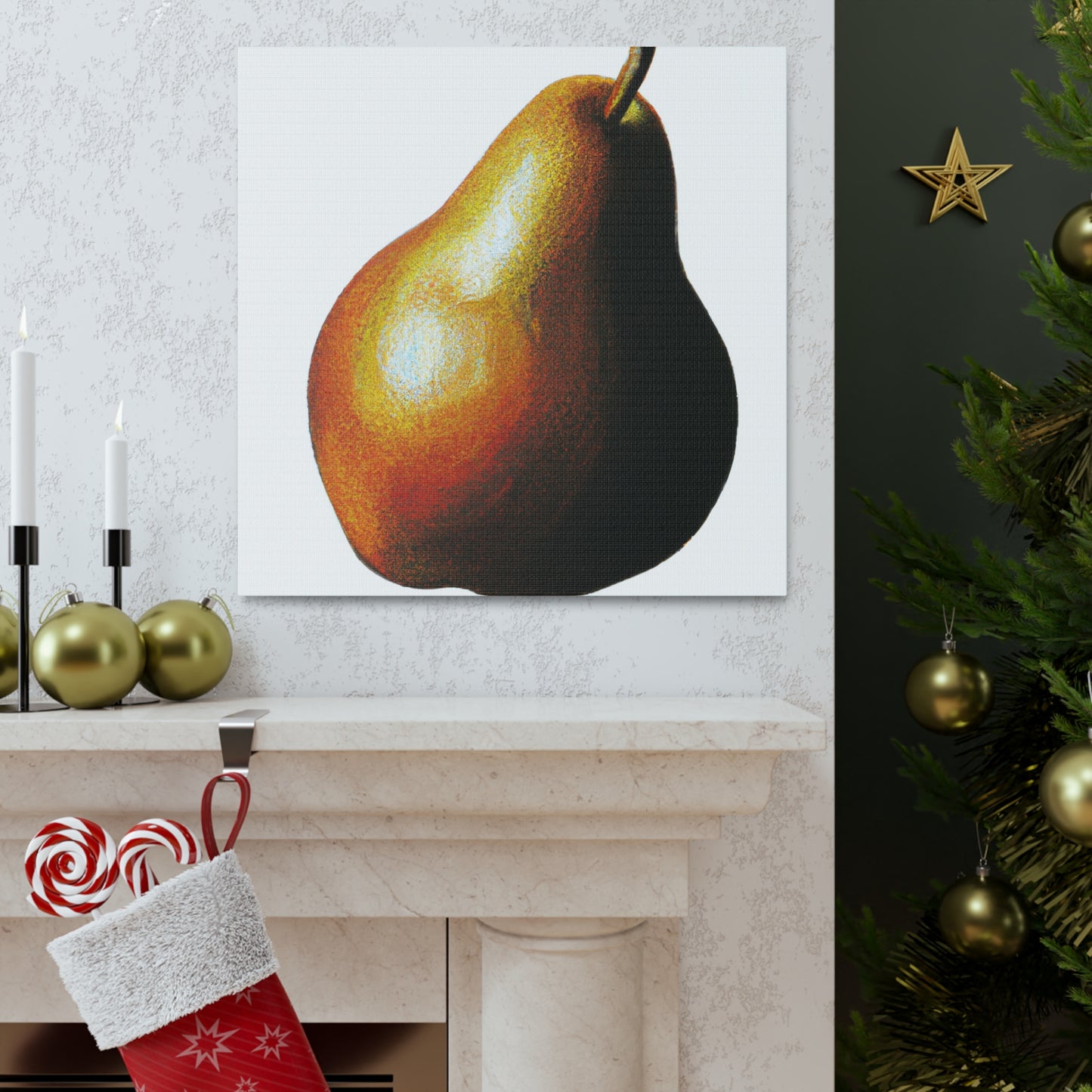 Pear in Autumn Sun - Canvas