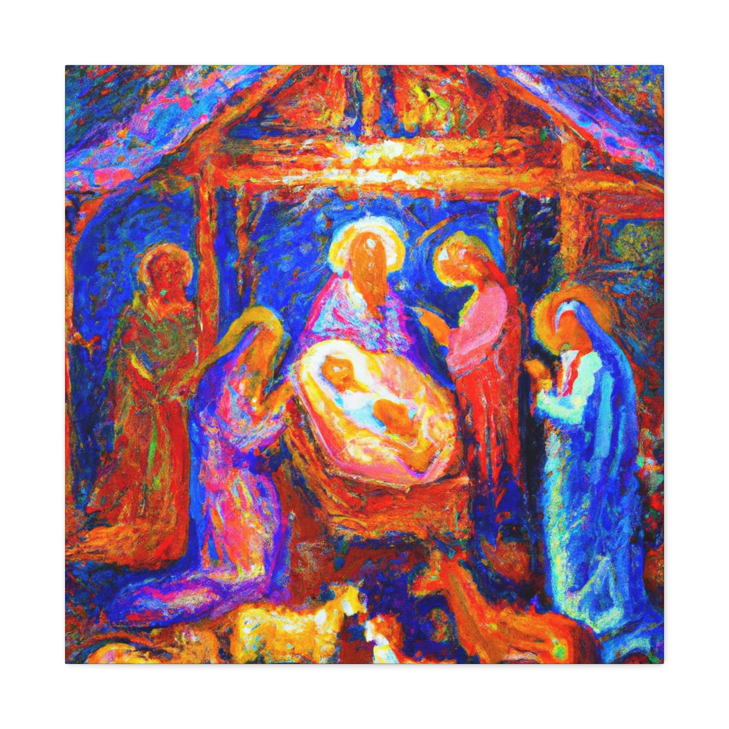 "The Nativity Scene Awakens" - Canvas