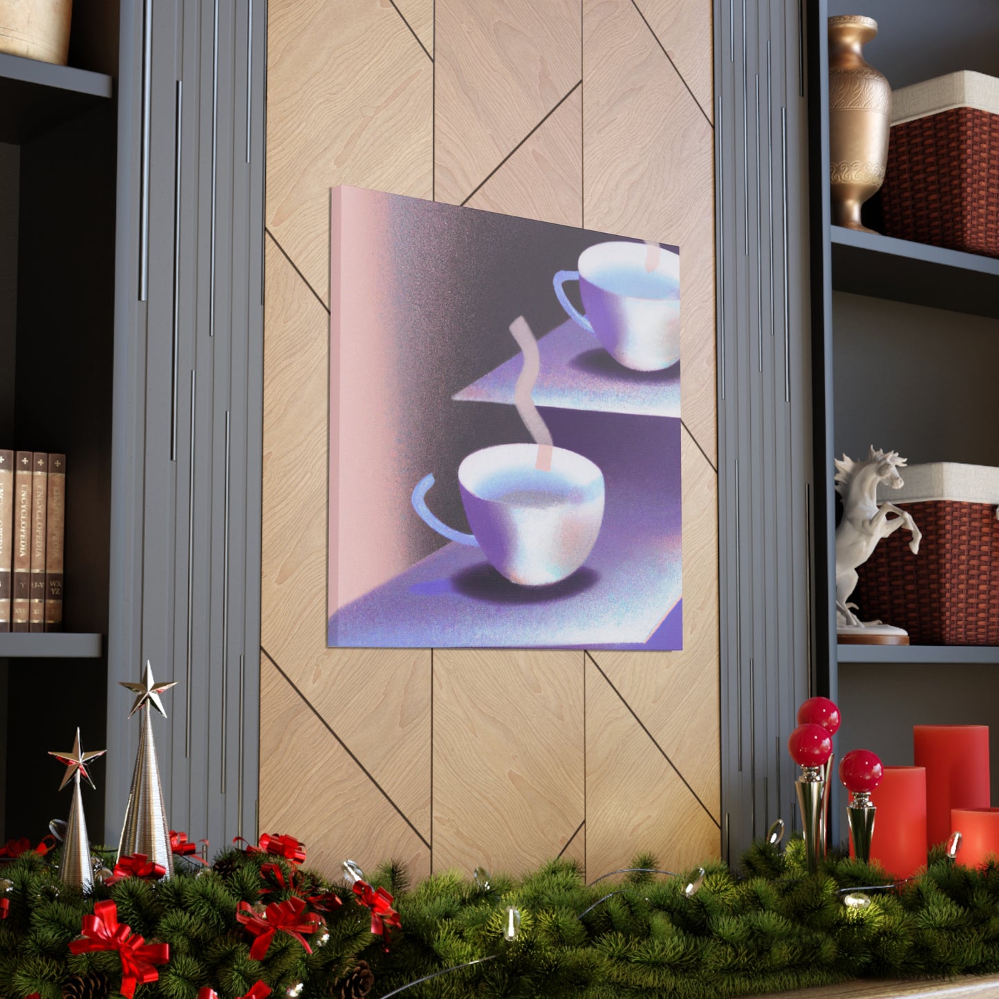 "Tea Cup Tranquility" - Canvas