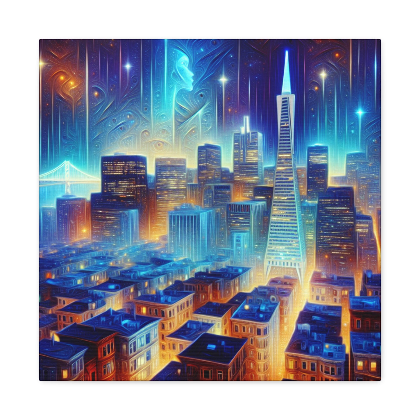 Mystical City Reverie - Canvas