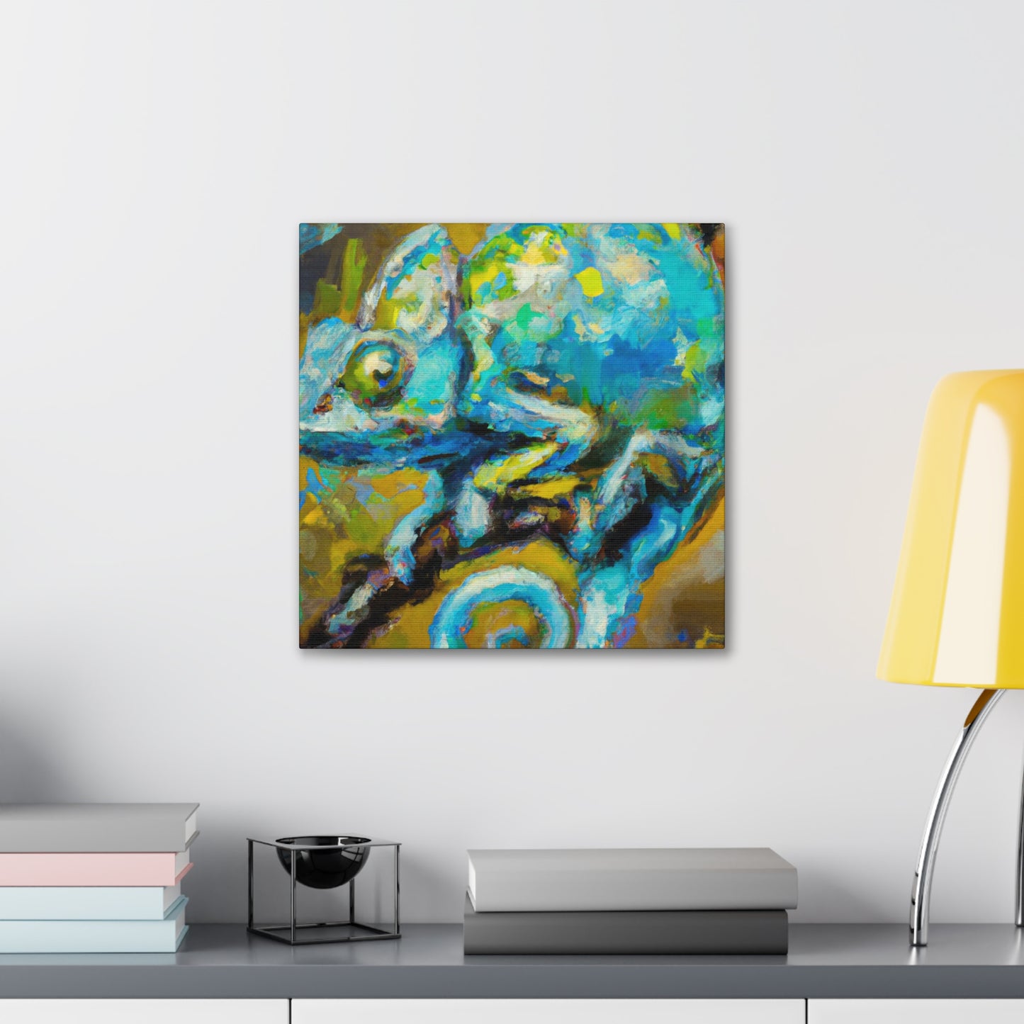 Veiled Chameleon Glory - Canvas